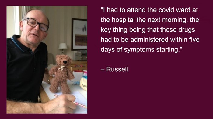 Russell, living with CLL