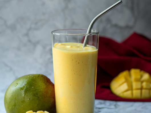 Image of a mango smoothie